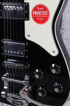Squier Paranormal Troublemaker Telecaster Deluxe Bigsby Electric Guitar Black