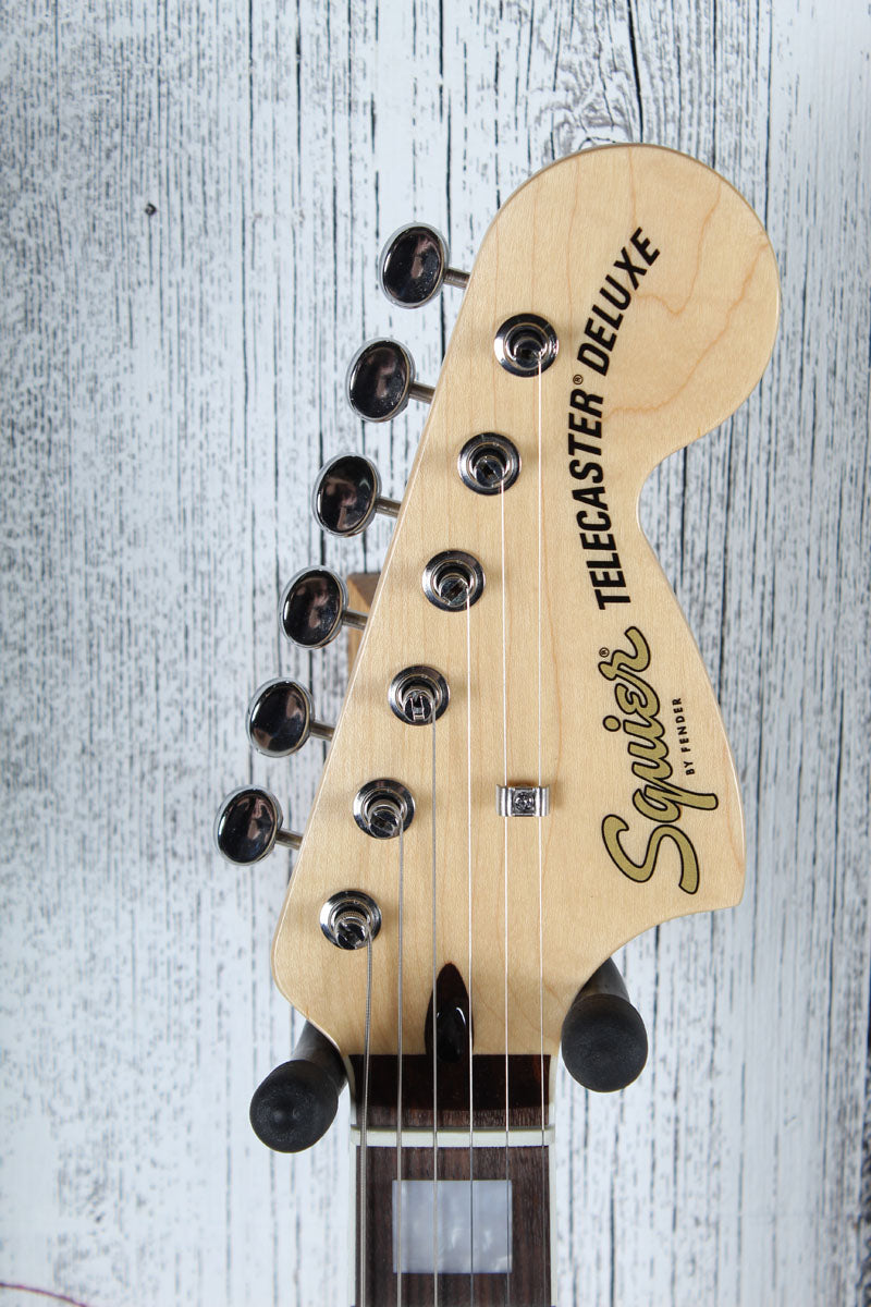 Squier Paranormal Troublemaker Telecaster Deluxe Bigsby Electric Guitar Black
