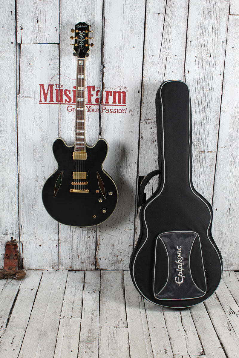 Epiphone Emily Wolfe Sheraton Stealth Electric Guitar with EpiLite Case