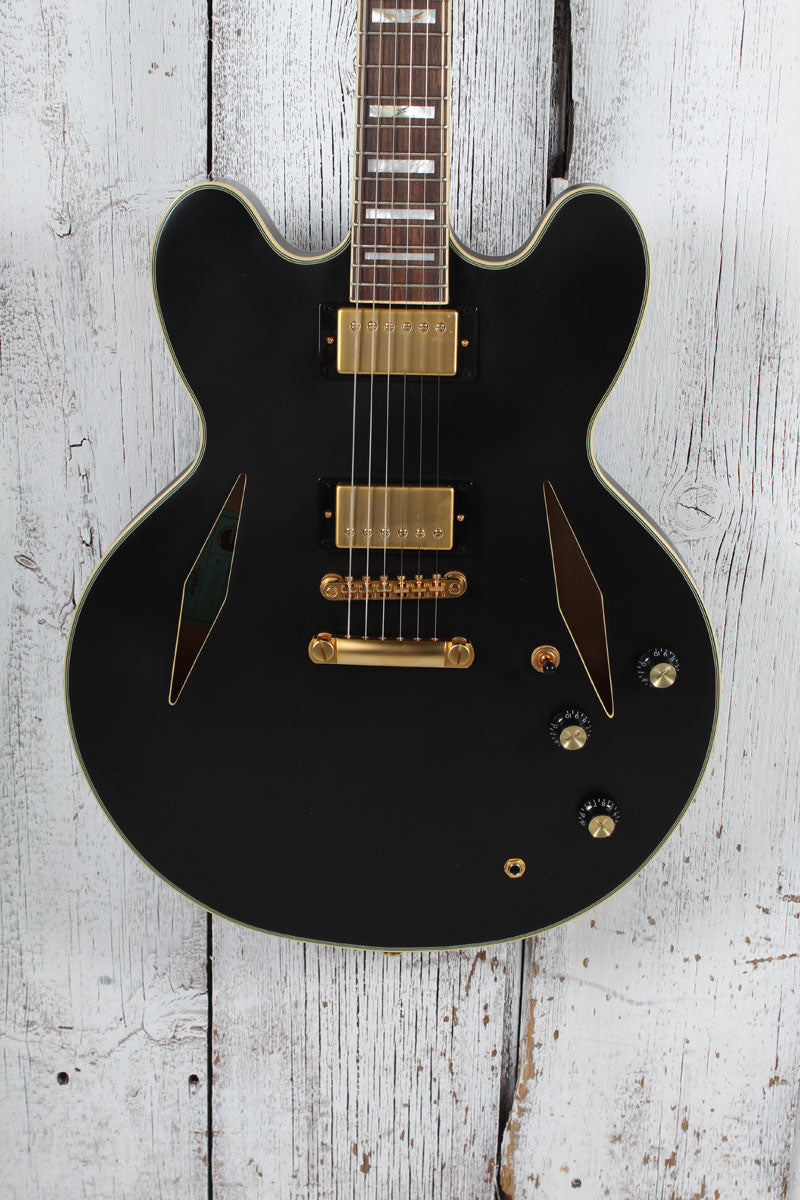 Epiphone Emily Wolfe Sheraton Stealth Electric Guitar with EpiLite Case