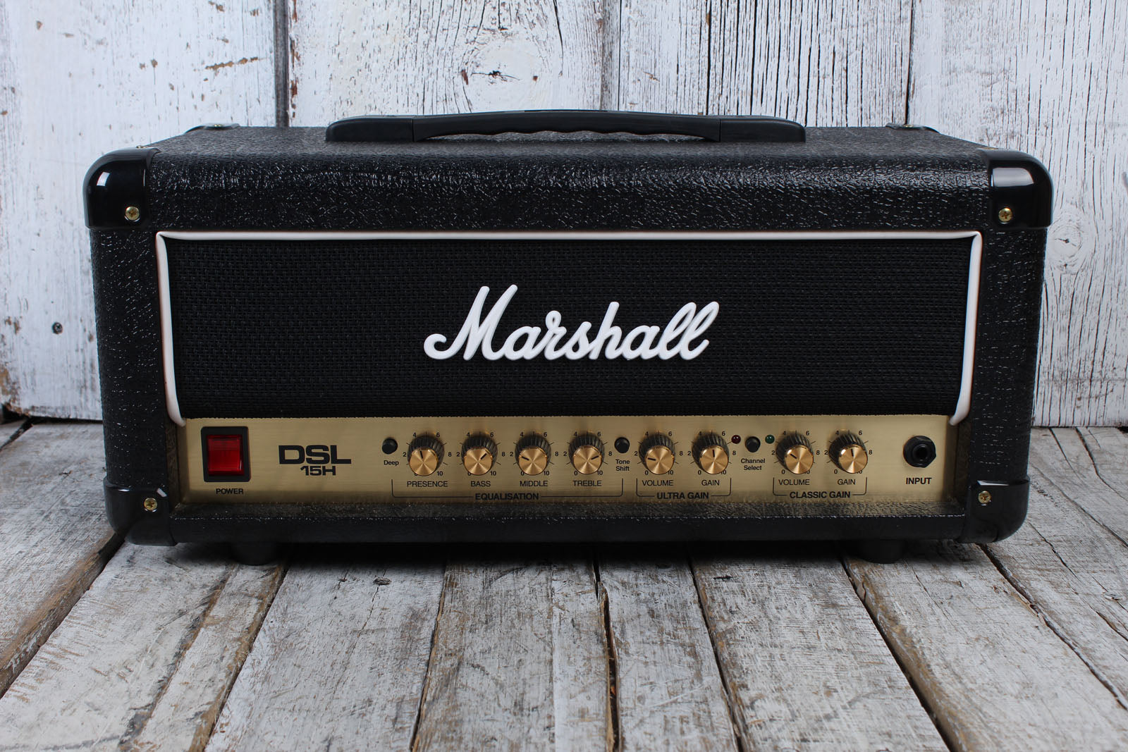 Marshall DSL15H Electric Guitar Amplifier Head 15W 2 Channel Amp w 