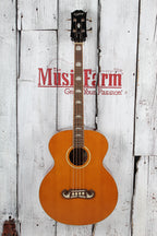 Epiphone El Capitan J-200 Studio Bass 4 String Acoustic Electric Bass Guitar