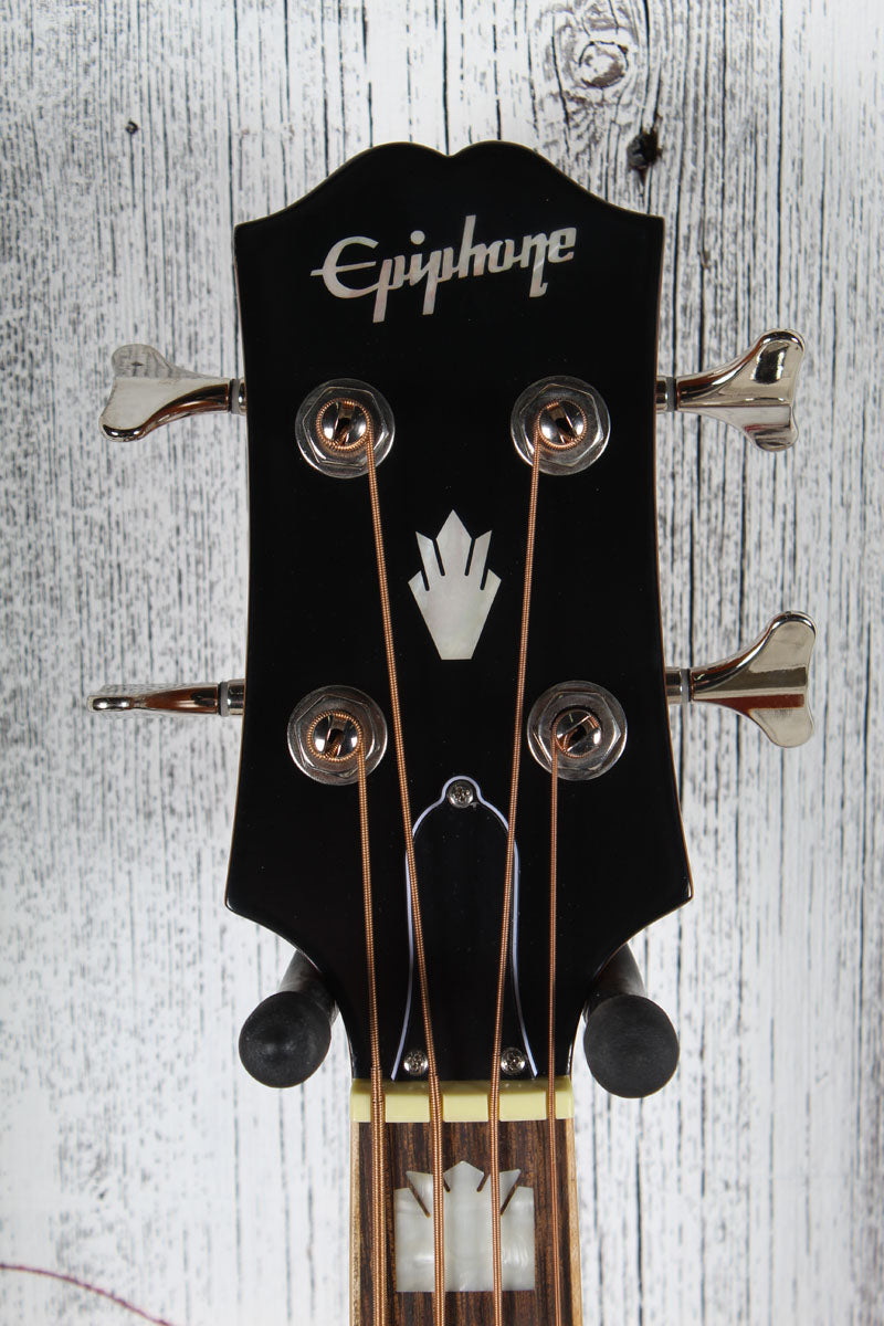 Epiphone El Capitan J-200 Studio Bass 4 String Acoustic Electric Bass Guitar