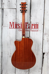 Yamaha FSX820C Concert Cutaway Acoustic Electric Guitar Natural Gloss Finish