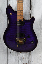 EVH Wolfgang Special QM Electric Guitar Floyd Rose with D-Tuna Purple Burst