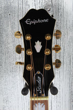 Epiphone J-200 EC Studio Jumbo Body Acoustic Electric Guitar Black Finish