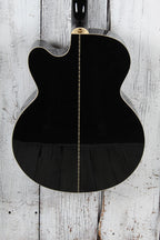 Epiphone J-200 EC Studio Jumbo Body Acoustic Electric Guitar Black Finish