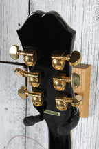 Epiphone J-200 EC Studio Jumbo Body Acoustic Electric Guitar Black Finish