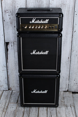 Marshall MG15MSII Mini Stack Electric Guitar Amplifier Head & Two 1x10 Cabinets