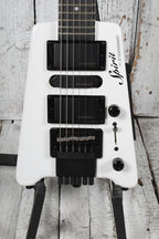 Steinberger Spirit GT-PRO Deluxe Electric Guitar Outfit White Finish with Gig Bag