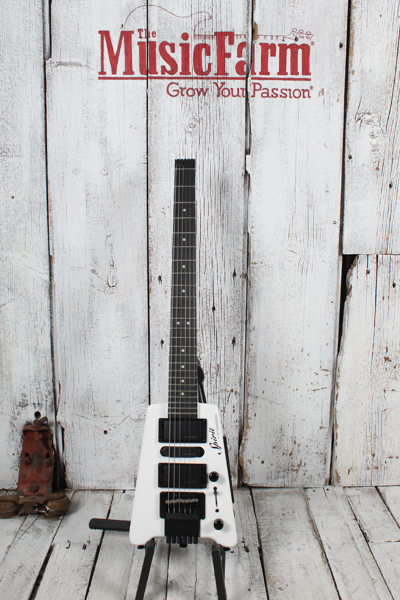 Steinberger Spirit GT-PRO Deluxe Electric Guitar Outfit White Finish with Gig Bag