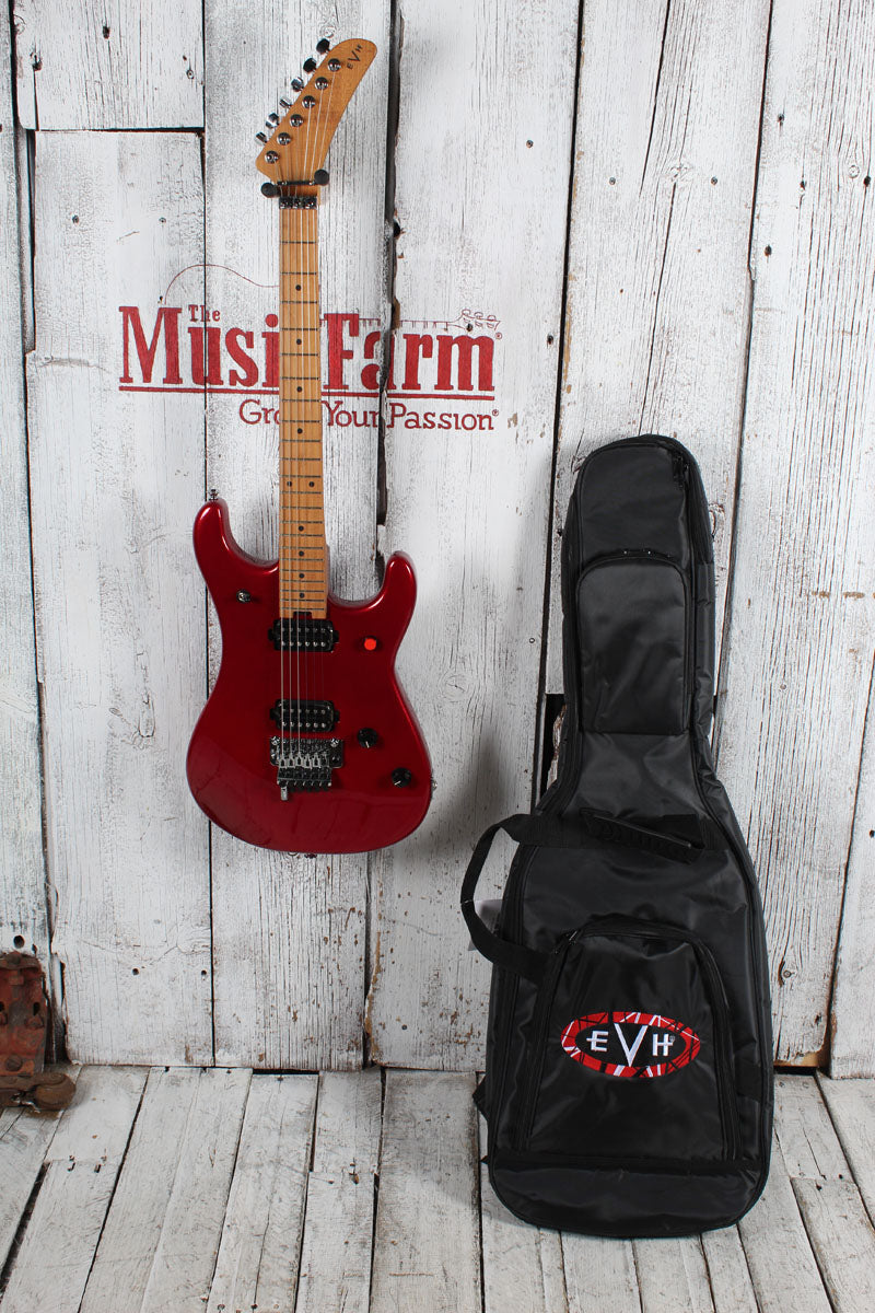 EVH 5150 Series Deluxe Electric Guitar Candy Apple Red Metallic with Gig Bag