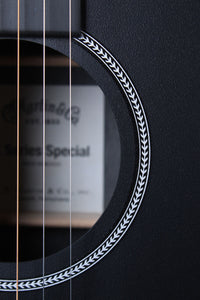 Martin 0-X1 Black 0-14 Fret Concert Body Acoustic Guitar Black Finish w Gig Bag