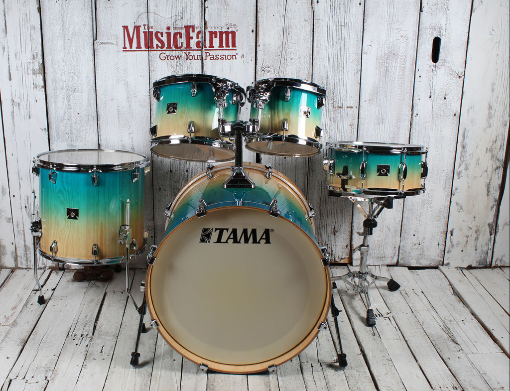 Tama Superstar Classic CL52KS 5 Piece Drum Kit w Snare Drum Caribbean Lacebark