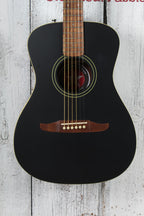 Fender Joe Strummer Campfire Acoustic Electric Guitar Matte Black with Gig Bag