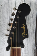 Fender Joe Strummer Campfire Acoustic Electric Guitar Matte Black with Gig Bag