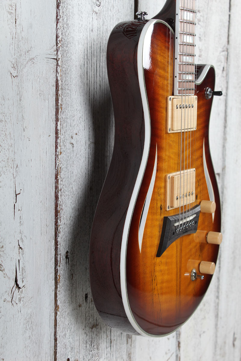 Michael Kelly Hybrid Special Acoustic Electric Guitar Spalted Flame Maple Top