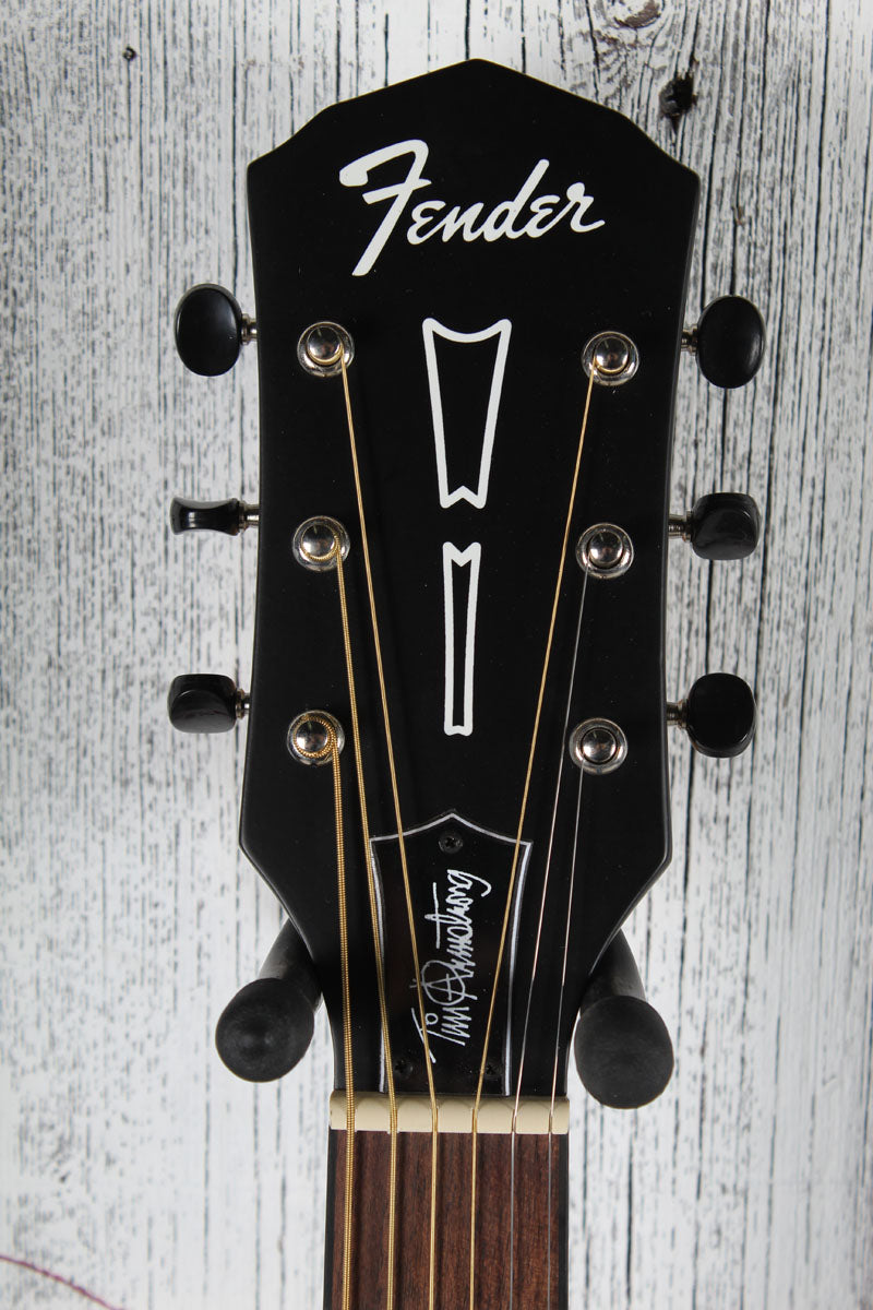 Fender Tim Armstrong Hellcat Concert Acoustic Electric Guitar Checkerboard
