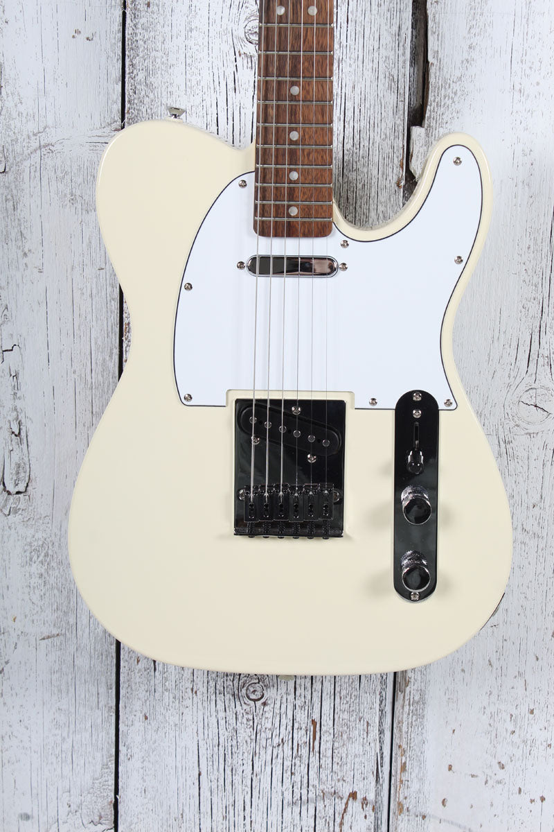 Squier 2023 Affinity Series Telecaster Electric Guitar Olympic White Finish