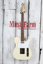 Squier 2023 Affinity Series Telecaster Electric Guitar Olympic White Finish