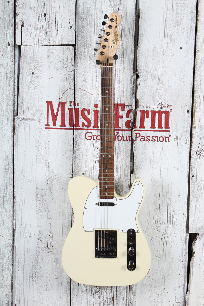 Squier 2023 Affinity Series Telecaster Electric Guitar Olympic White Finish