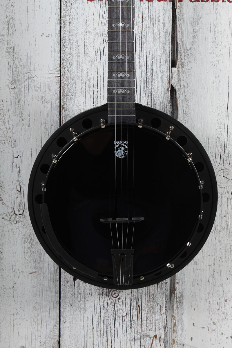 Deering Goodtime Blackgrass Banjo 5 String Resonator Banjo Black Satin Finish Main image