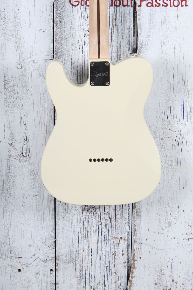 Squier 2023 Affinity Series Telecaster Electric Guitar Olympic White Finish