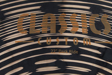 Load image into Gallery viewer, Meinl Classics Custom 22 Inch Dark Ride Cymbal 22&quot; Dark Ride Drum Cymbal