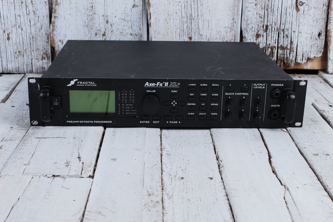 Fractal Axe FXII XL+ Rack Mount Effects Unit All-in-One Preamp/Effects Processor