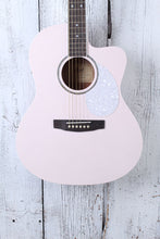 Load image into Gallery viewer, Cort Jade Classic Cutaway Acoustic Electric Guitar Pastel Pink Open Pore with Gig Bag