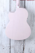 Load image into Gallery viewer, Cort Jade Classic Cutaway Acoustic Electric Guitar Pastel Pink Open Pore with Gig Bag