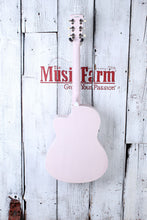 Load image into Gallery viewer, Cort Jade Classic Cutaway Acoustic Electric Guitar Pastel Pink Open Pore with Gig Bag