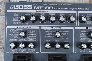 Boss ME-80 Multi Effects Electric Guitar Effects Pedal and Expression Pedal ME80