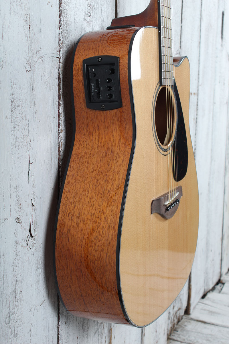 Yamaha FGX800C Dreadnought Cutaway Acoustic Electric Guitar Solid Spruce Top