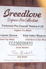 Load image into Gallery viewer, Breedlove 2023 Performer Pro Concert Thinline CE Acoustic Electric Guitar