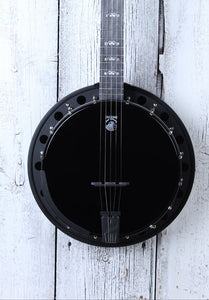 Deering Goodtime Blackgrass Banjo 5 String Resonator Banjo Black Satin Finish