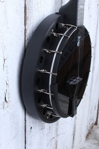 Deering Goodtime Blackgrass Banjo 5 String Resonator Banjo Black Satin Finish