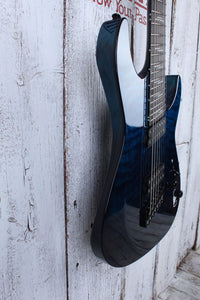 Schecter Reaper-7 Elite Multiscale 7 String Electric Guitar Deep Ocean Blue