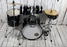 Load image into Gallery viewer, Pearl RS525SC/C Roadshow Drum Set 5 Piece Drum Kit with Cymbals Jet Black
