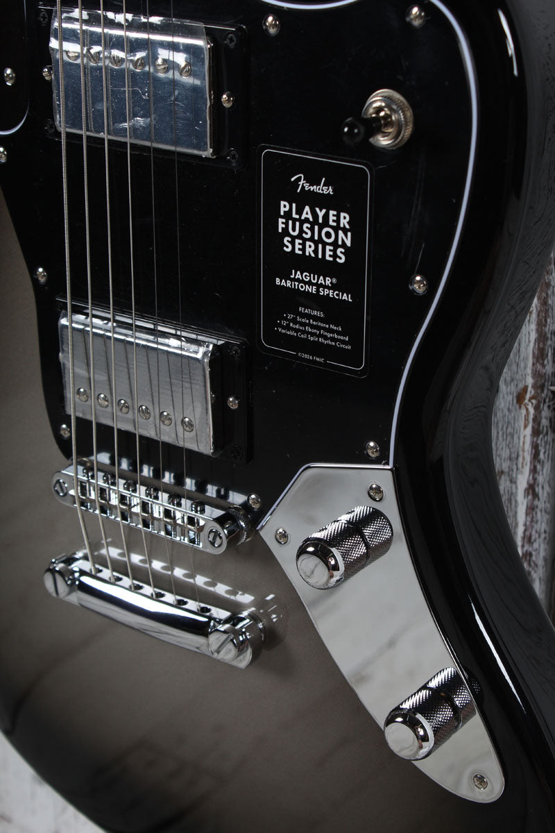Fender LTD Player Fusion Jaguar Baritone Special Electric Guitar with Gig Bag