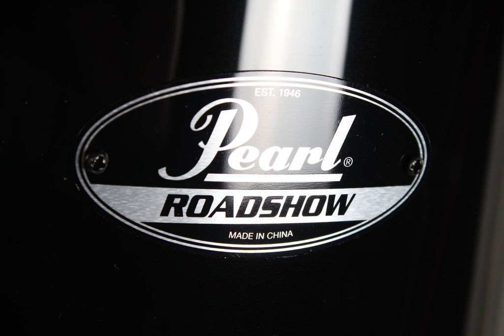 Pearl RS525SC/C Roadshow Drum Set 5 Piece Drum Kit with Cymbals Jet Black