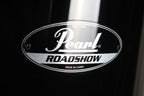 Pearl RS525SC/C Roadshow Drum Set 5 Piece Drum Kit with Cymbals Jet Black