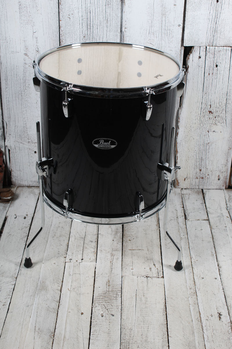 Pearl RS525SC/C Roadshow Drum Set 5 Piece Drum Kit with Cymbals Jet Black