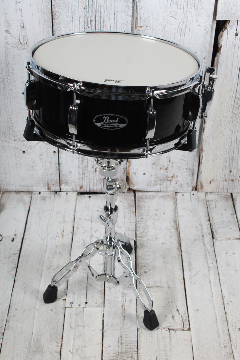 Pearl RS525SC/C Roadshow Drum Set 5 Piece Drum Kit with Cymbals Jet Black