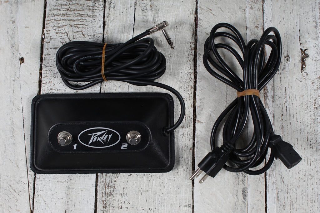 Peavey Max 100 Electric Bass Guitar Amplifier 100 Watt Combo Amp with Footswitch