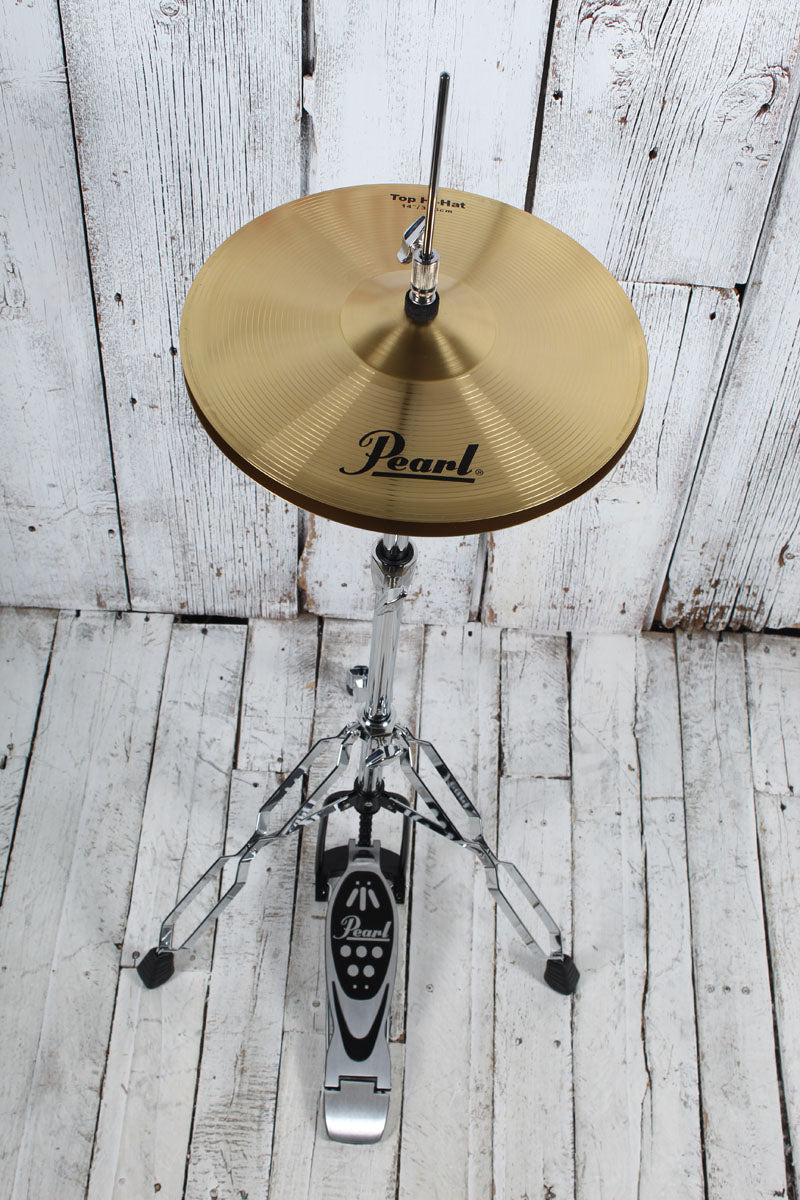 Pearl RS525SC/C Roadshow Drum Set 5 Piece Drum Kit with Cymbals Jet Black