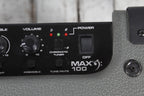 Peavey Max 100 Electric Bass Guitar Amplifier 100 Watt Combo Amp with Footswitch