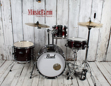 Load image into Gallery viewer, Pearl RS584C/C Roadshow Drum Set 4 Piece Drum Kit with Cymbals Wine Red