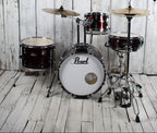 Pearl RS584C/C Roadshow Drum Set 4 Piece Drum Kit with Cymbals Wine Red