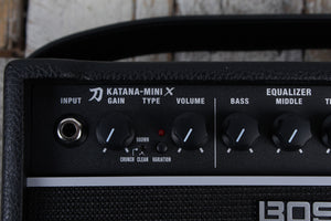 Boss Katana Mini X Electric Guitar Amplifier 10 Watt 1 x 5 Portable Combo Amp